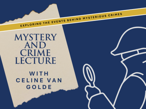 Mystery and Crime lecture with Celine Van Golde