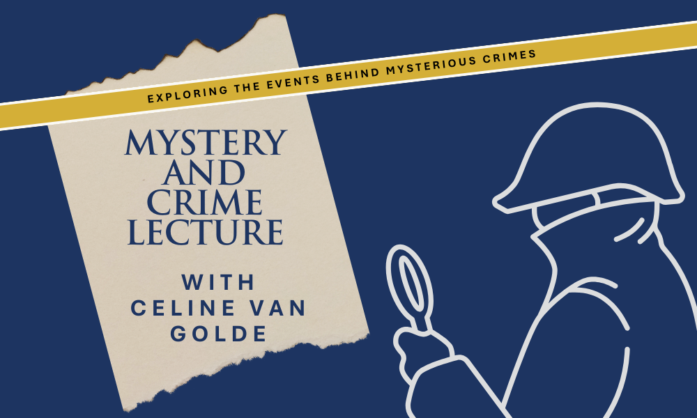 Mystery and Crime lecture with Celine Van Golde